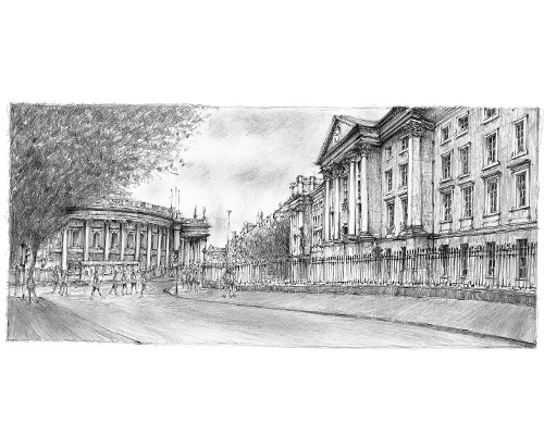 Trinity College and Bank of Ireland