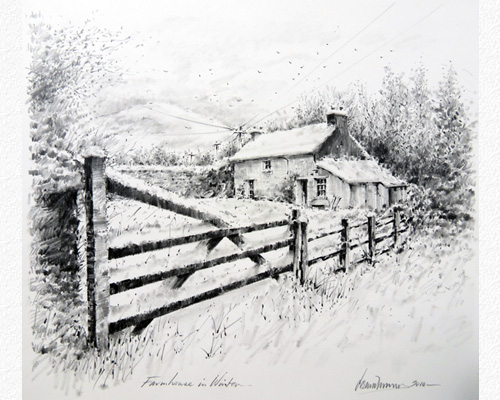 Farmhouse in Winter