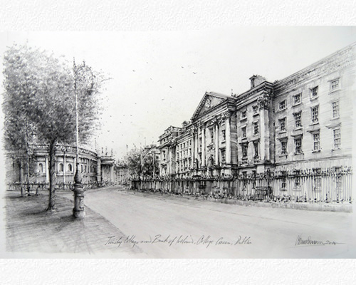 Trinity College and Bank of Ireland
